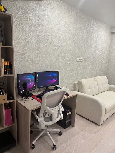 Компьютерное кресло Konfi blue / white фото покупателя 195