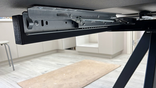 Керамический стол Вилли 140(200)х80х75 черный мрамор shakespeare black / черный фото покупателя 63