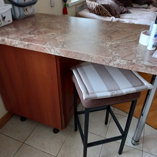 Барный стул Лофт катания минт / белый матовый фото покупателя 44