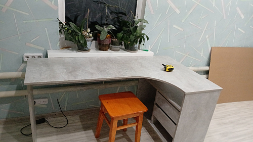 Стол письменный СПм-25 левый венге фото покупателя 48