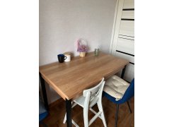 Стол Оригон файерстоун / черный матовый фото покупателя 18