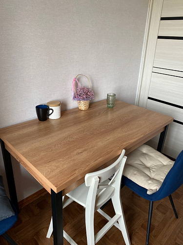 Стол Оригон сонома / черный матовый фото покупателя 18