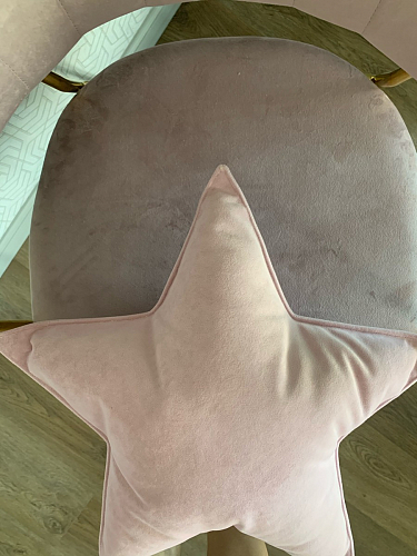 Стул на металлокаркасе Kamelia светло-фиолетовый / золотой фото покупателя 85