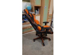 Компьютерное кресло Racer черное / оранжевое фото покупателя 142
