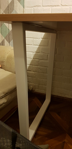 Стол Лота Лофт 140 25 мм черный матовый / бетон фото покупателя 114