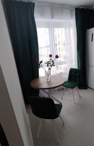 Стул на металлокаркасе Чилли бирюзовый / черный фото покупателя 1225