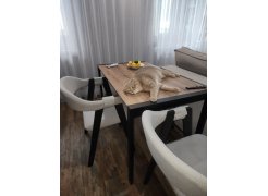 Стол Центавр бетон / графит фото покупателя 43