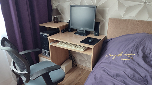 Компьютерный стол Джаз-24 левый венге фото покупателя 107