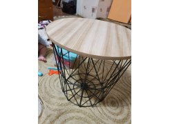 Журнальный столик Mariffa натуральный / белый фото покупателя 9