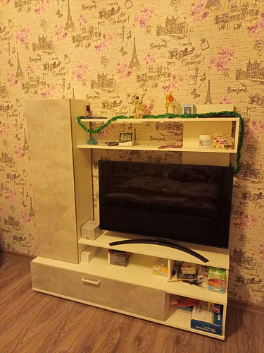 Готовая гостиная Jimenez дуб венге / белый глянец фото покупателя 109