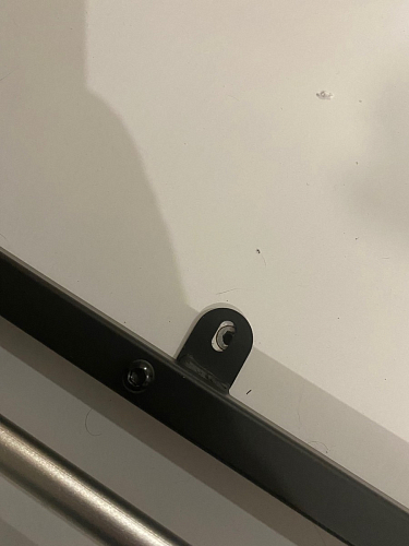 Компьютерный стол Маркос с механизмом подъема 140х80х75 орех кантри / белый фото покупателя 5