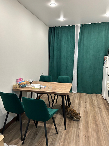 Стул на металлокаркасе Седа К коричневый velvet lux 100 / черный фото покупателя 156