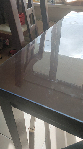 Деревянный стол Лота Лофт 140х80 дуб крафт табачный / черный матовый фото покупателя 171