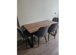 Стол Лота Лофт 140 25 мм юта / белый матовый фото покупателя 444