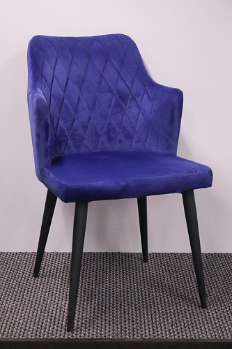 Стул на металлокаркасе Velen light blue из шоурума 1