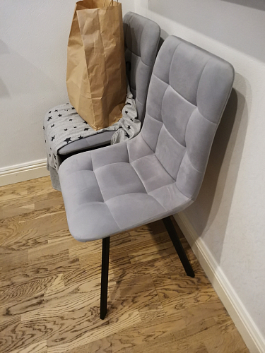 Стул на металлокаркасе Чилли бирюзовый / черный фото покупателя 1369