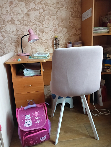 Стул на металлокаркасе Чилли К кирпичный / черный фото покупателя 634