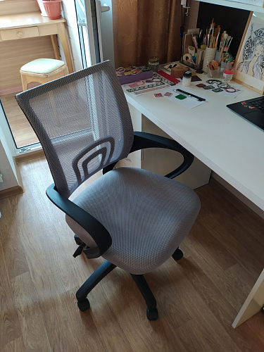 Компьютерное кресло TURIN сетка / черный фото покупателя 21