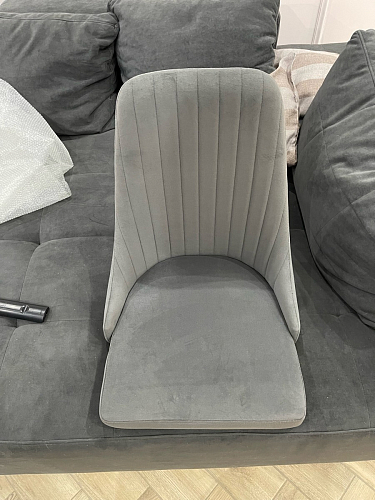 Стул на металлокаркасе Kora black / gray фото покупателя 427