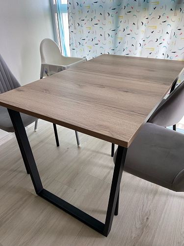 Стол Лота Лофт 120 25 мм сабия / белый матовый фото покупателя 233