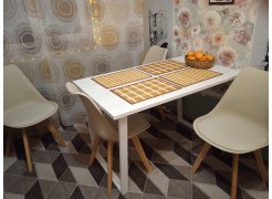 Стол Лота Лофт 120 25 мм сабия / черный матовый фото покупателя 243