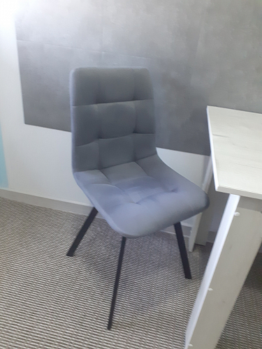 Стул на металлокаркасе Чилли бежевый / белый каркас фото покупателя 1021