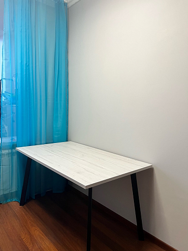 Стол Тринити Лофт 140 25 мм дуб делано темный / белый фото покупателя 38