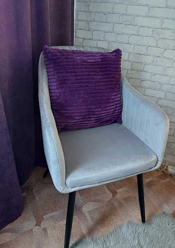 Стул на металлокаркасе Slam светло-серый фото покупателя 6