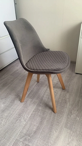Стул Bonuss blue / wooden legs фото покупателя 2
