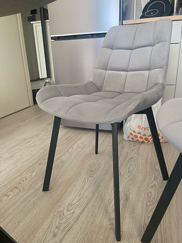 Стул на металлокаркасе Челси бирюзовый / черный фото покупателя 75