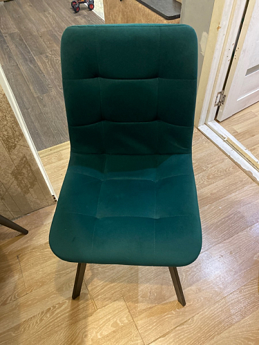 Стул на металлокаркасе Чилли зеленый / черный фото покупателя 1163