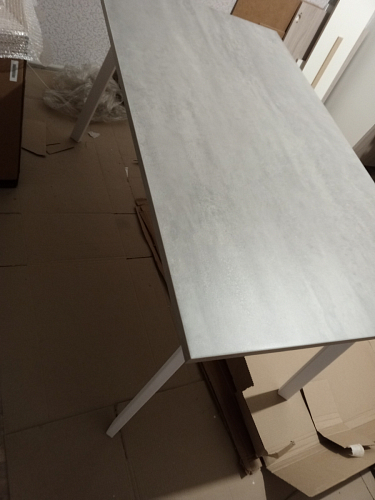 Стол Тринити Лофт 120 32 мм дуб галифакс табако / черный матовый фото покупателя 641