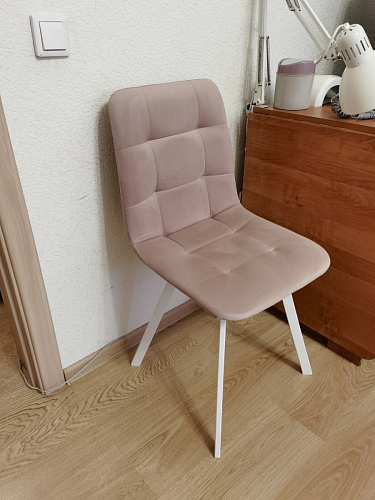 Стул на металлокаркасе Чилли зеленый / белый каркас фото покупателя 138