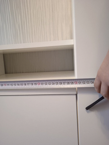 Готовая гостиная Румба белый / белый глянец  - Уцененный экземпляр фото покупателя 14