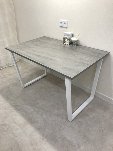 Стол раскладной Лота Лофт 120 25 мм юта / черный матовый фото покупателя 37