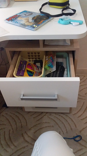 Компьютерный стол Лайт-2 120 см угловой дуб сонома / белый фото покупателя 2