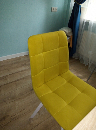 Стул на металлокаркасе Чилли светло-серый / черный фото покупателя 607