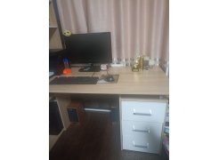 Стол компьютерный Джаз-15 белый правый фото покупателя 93