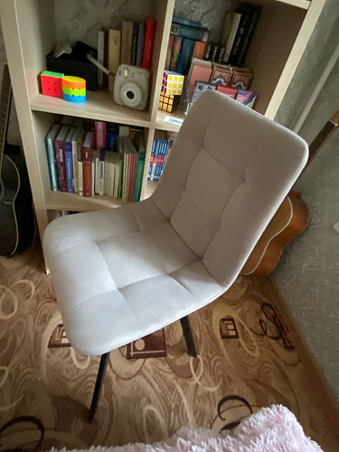 Комплект стульев Чилли 2 шт бежевый / черный фото покупателя 1328