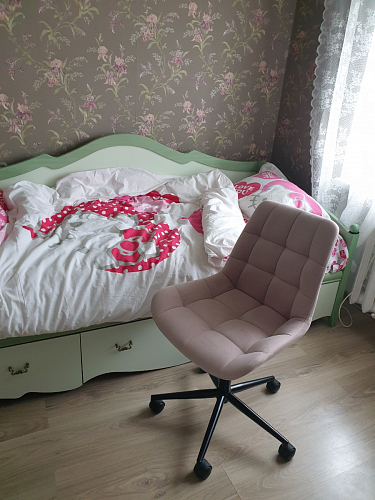 Компьютерное кресло Честер розовый (california 390) / черный фото покупателя 35