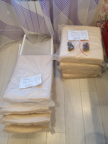 Стул Menson white / fabric pebble фото покупателя 8