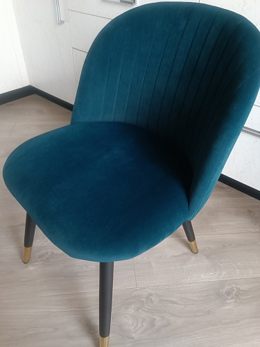 Стул на металлокаркасе Gabi-1 wine red / black фото покупателя 512