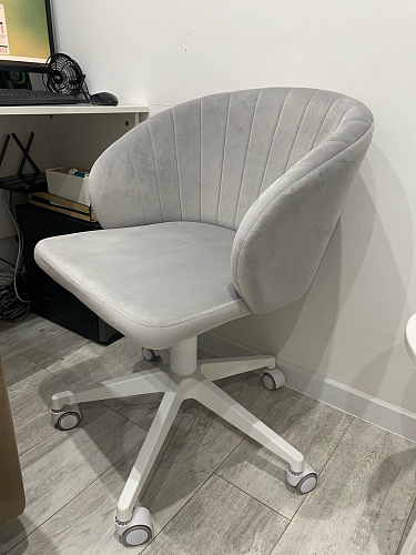 Компьютерное кресло Пард экокожа белый фото покупателя 216