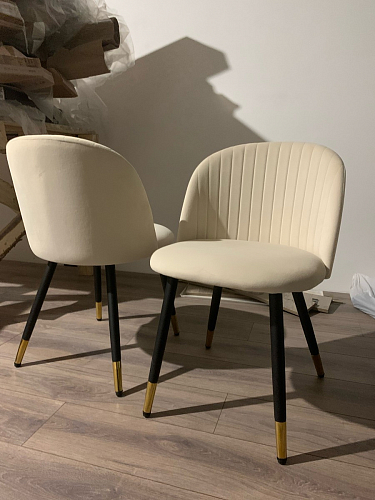 Стул на металлокаркасе Gabi gray / black фото покупателя 89