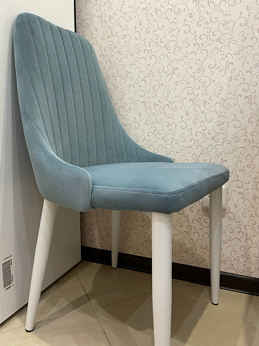 Стул на металлокаркасе Kora green / black фото покупателя 53