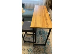 Барная стойка Дилан Лофт 120х40х90 бетон светлый фото покупателя 10