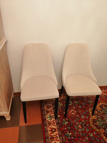 Стул на металлокаркасе Kora black / gray фото покупателя 490