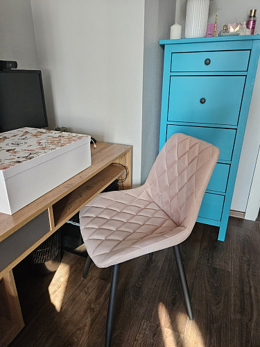 Стул на металлокаркасе Баодин зеленый / белый фото покупателя 5