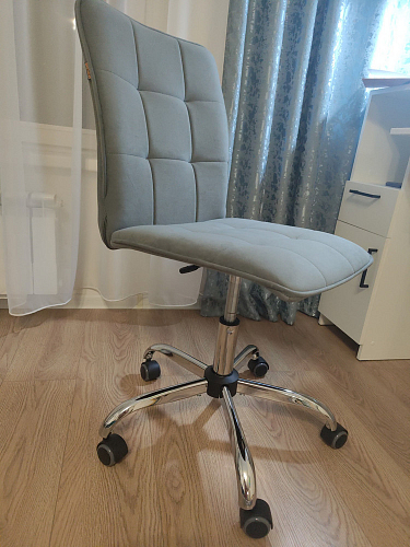 Компьютерное кресло One/Ван флок молочный 4 фото покупателя 79