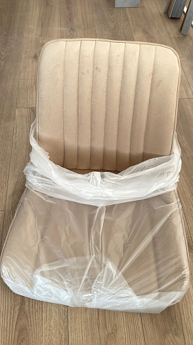 Стул на металлокаркасе Седа К кирпичный / черный фото покупателя 132